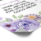 聖なる牛I'm One First誕生日マイルストーンのサイン ポスター (角)