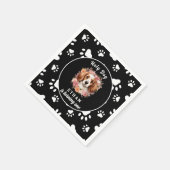 聖なる犬、私は一つ | ドッグガール1歳の誕生日 スタンダードカクテルナプキン (角)