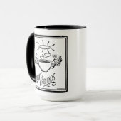 聖なる珈琲 マグカップ (正面左)