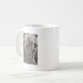 聖なる生活は無駄な生活だ… コーヒーマグカップ (正面左)