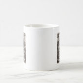 聖なる生活は無駄な生活だ… コーヒーマグカップ (中央)