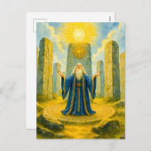 聖なる石輪のケルト系薬物 シーズンポストカード (正面/裏面)