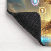 聖なる砂漠の木 マウスパッド (コーナー)