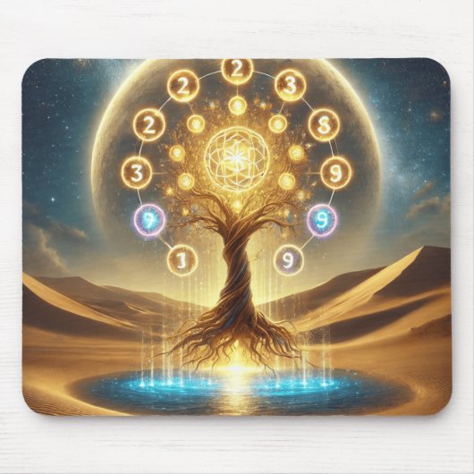 聖なる砂漠の木 マウスパッド (正面)