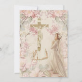 聖なる第一聖餐式ヴィンテージ 招待状 (裏面)