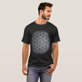 聖なる統一 神聖幾何学 レトロ Tシャツ (正面フル)