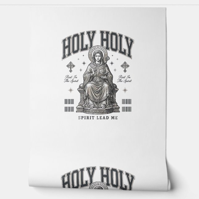 聖なる聖なるビンテージ風彫刻宗教的Tシャツデザイン 壁紙 (ほどく)