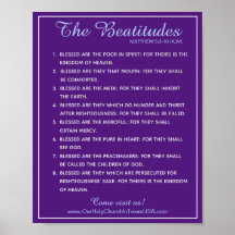 聖なる聖なる書物、 経典マタイ5:3から5:10ベテュデス