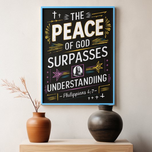 聖なる聖なる書物、 経典装飾 ポスター