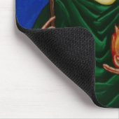 聖なる聖人の聖なる火 マウスパッド (コーナー)