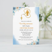 聖なる聖体水の色の青いフローラ 招待状 (スタンド正面)