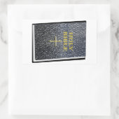 聖なる聖書のシール 長方形シール (バッグ)