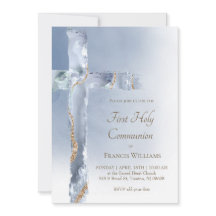 聖なる聖餐式の塵の青は聖なる十字架を襲う