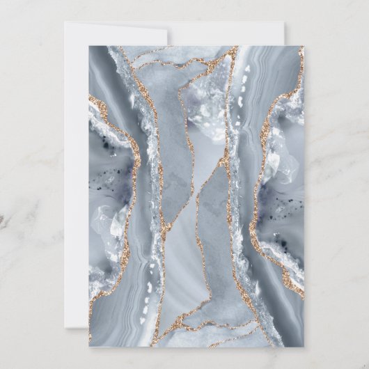 聖なる聖餐式の塵の青は聖なる十字架を襲う 招待状 (裏面)