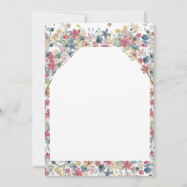 聖なる聖餐式の最初のモダン写真園の花 招待状