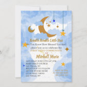 聖なる聖餐式の最初の写真光る星 招待状 (正面)