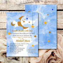 聖なる聖餐式の最初の写真光る星