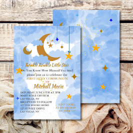 聖なる聖餐式の最初の写真光る星 招待状