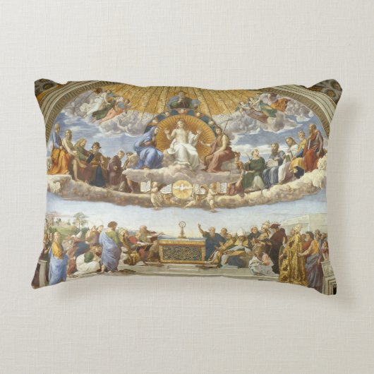 聖なる聖餐式の論争、ラファエル・サンツィオ アクセントクッション (裏面)