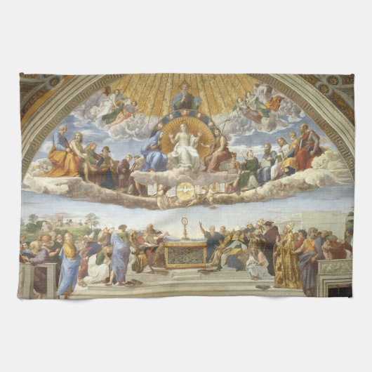 聖なる聖餐式の論争、ラファエル・サンツィオ キッチンタオル (横)