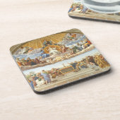 聖なる聖餐式の論争、ラファエル・サンツィオ コースター (左側)