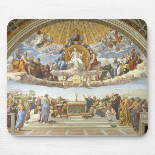 聖なる聖餐式の論争、ラファエル・サンツィオ マウスパッド (正面)