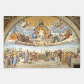 聖なる聖餐式の論争、ラファエル・サンツィオ ラッピングペーパーシート (正面)