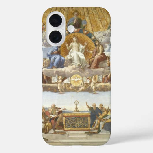 聖なる聖餐式の論争、ラファエル・サンツィオ Case-Mate iPhoneケース (裏面)