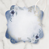 聖なる聖餐式の青い花 フェイバータグ (裏面)