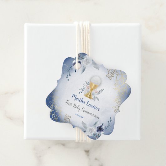 聖なる聖餐式の青い花 フェイバータグ (インサイチュ)