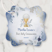 聖なる聖餐式の青い花 フェイバータグ (正面)