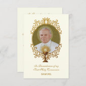 聖なる聖餐式 – 聖なる聖餐式。ヨハネ・ポール素晴らし ノートカード (正面/裏面)