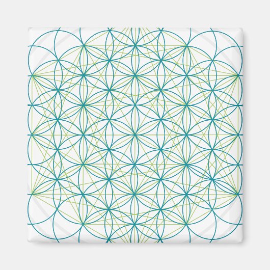 聖なる花 マグネット (正面)