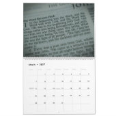 聖なる言葉：キリスト教聖なる書物、 経典 パーソナライズされた カレンダー (3月 2027)