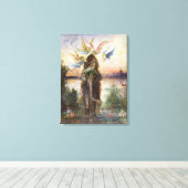 聖なる象(ペリ)by Gustave Moreau キャンバスプリント (インサイチュ (ウッドフロア))