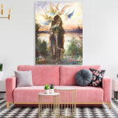 聖なる象（ペリ）by Gustave Moreau キャンバスプリント (インサイチュ (リビング))