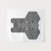 聖なる象 – 生命の象。 タペストリー (正面(横))