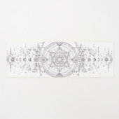 聖なる開花 - 天界の聖幾何学ヨガ ヨガマット (正面(横))