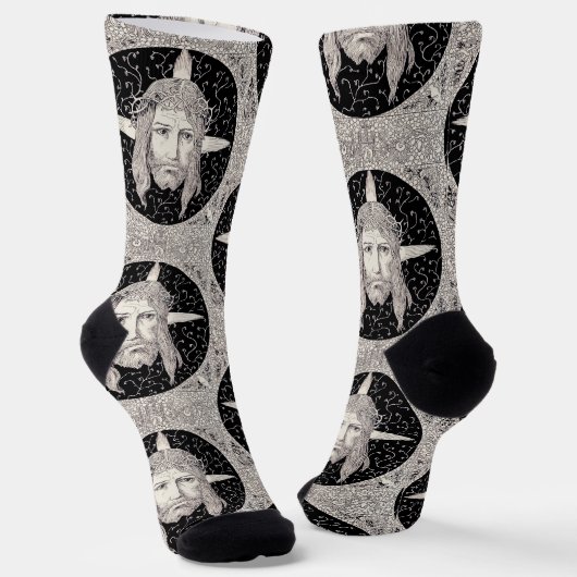 聖なる顔 ソックス (傾斜あり)