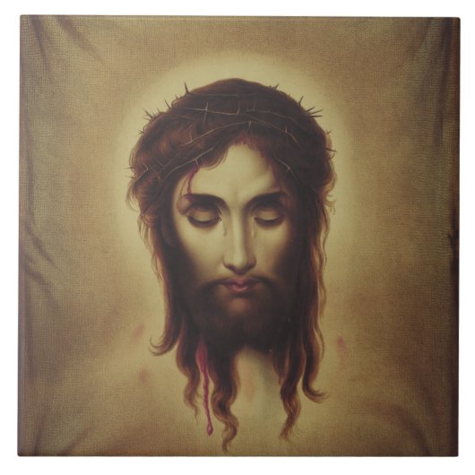 聖なる顔 タイル (正面)