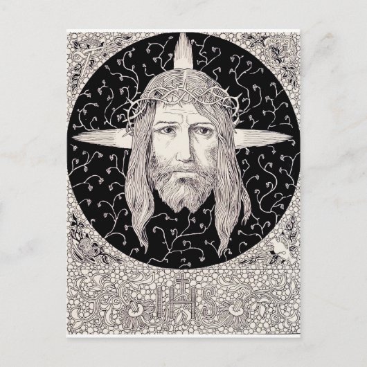 聖なる顔 ポストカード (正面)