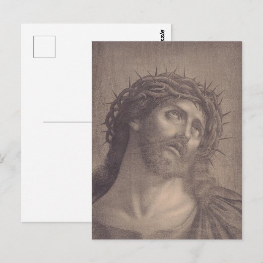 聖なる顔 ポストカード (正面/裏面)