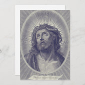 聖なる顔 招待状 (正面/裏面)