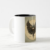 「聖なる飛行」 ツートーンマグカップ (正面左)