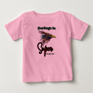 「聖なる飛行:ワルアバード顔デザイン」 ベビーTシャツ