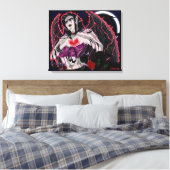 聖なる – ダークエンジェルの引き伸ばしキャンバスのプリント キャンバスプリント (インサイチュ (寝室))