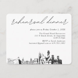 聖アウグスチー結婚ンのリハエレガントーサルディナー エンクロージャーカード