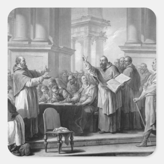 聖アウグスティヌスとドナティストの会合 スクエアシール (正面)