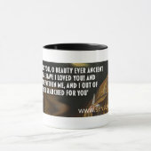 聖アウグスティヌスによるカトリック宗教引用文 マグカップ (中央)