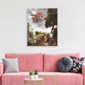 聖アウグスティヌスの変換， c.1663 キャンバスプリント (インサイチュ (リビング))